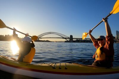 Beautiful Sydney Harbour Breakfast Kayaking Tour - Double-kayak comfort: Mirage Sea Kayaks and a paced morning