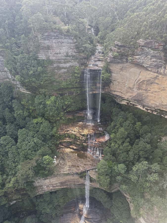 Blue Mountains Tour w/Lunch: Scenic World, Zoo & Koala Photo - Katoomba Cascades, Boardwalks, and Cahill’s Lookout Quiet Time