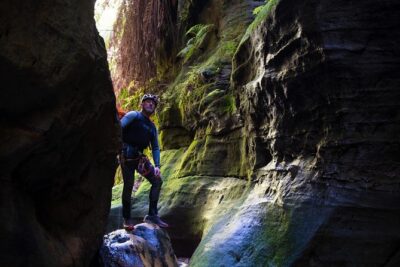 Canyoning at Twister and Rocky Creek: Two Canyons In One Day - Twister Canyon First: Eight Pools, Quick Leaps, and the Sheep Dip Feel