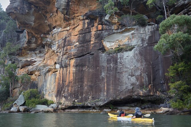 Cowan Creek Lunch paddle with Aboriginal rock art - Why the Hawkesbury Scenery Makes This 4 Hours Feel Worth It