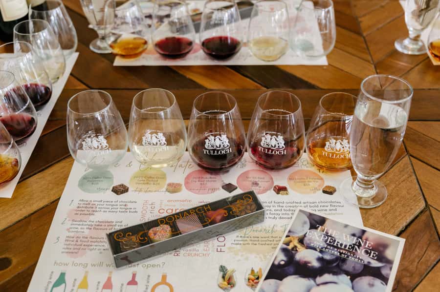 Hunter Valley: Tulloch Wine Tasting and Chocolate Pairings - The “5 wines” flight: what you should expect to learn