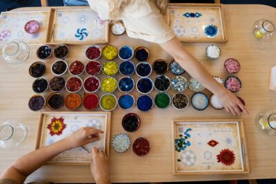 Mosaic Art Classes Sydney: Turkish Lamp Workshop - Your take-home: candle holder first, upgrades if you want more drama