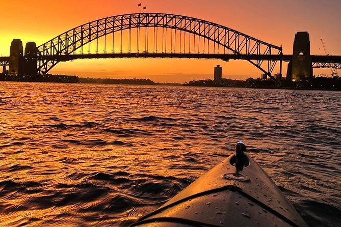 Sunrise Paddle Session on Syndey Harbour (single kayak) - The Opera House photo moment: classic skyline, personal framing