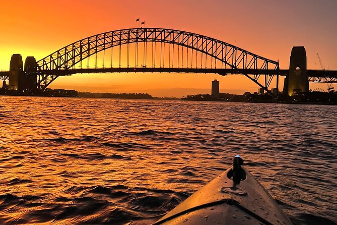 Sunset Paddle Session on Sydney Harbour (single kayak) - Key highlights at a glance