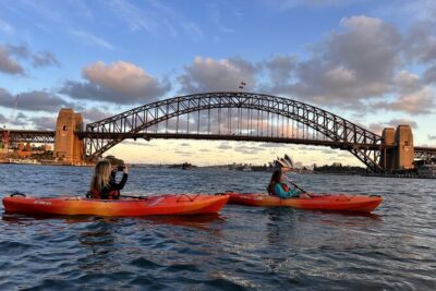Sunset Paddle Session on Sydney Harbour (single kayak) - Stop 1: Harbour Bridge at dusk, including the under-bridge moment (weather permitting)