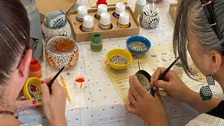 Sydney: Ceramic Plates & Bowls Paint and Sip Classes - Painting your glazed bowl or plate: what no experience actually means