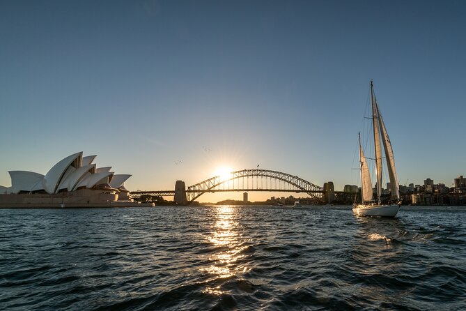 Sydney Harbour: Hands-On Sailing Experience on Luxury Yacht - The skyline from the water: Harbour Bridge and Opera House, up close