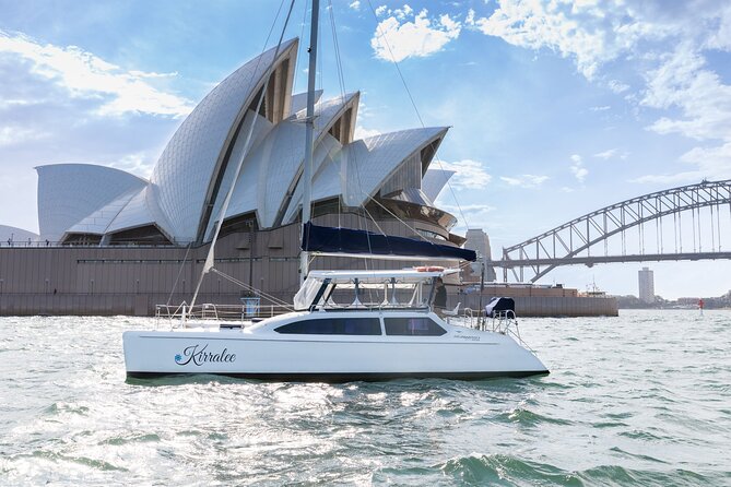 Sydney Harbour Highlights & Aussie Bites Catamaran Cruise - Getting started at Man O’War Steps (right by the Opera House)