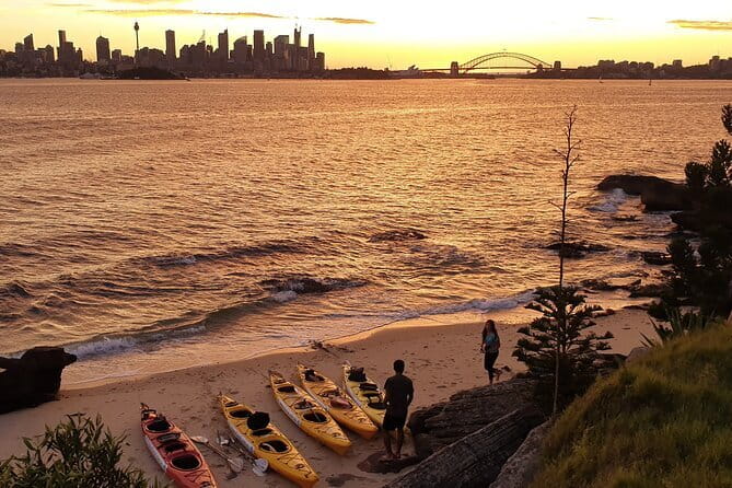 Sydney Harbour Sunset Dinner Paddle - Milk Beach to Shark Island: the ride before dinner