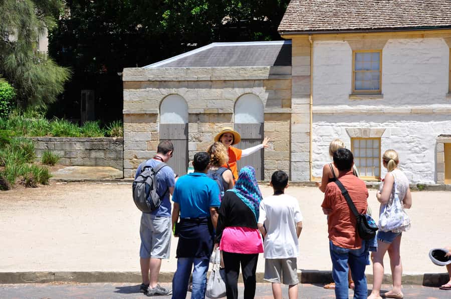 Sydney Historical Walking Tour including The Rocks - Finding Your Guide: Archibald Fountain and the Pink Flag