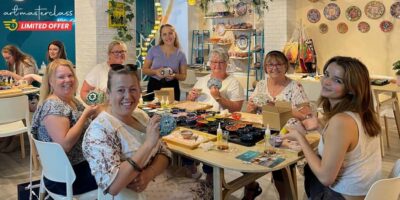 Sydney: Mosaic Art Classes - Turkish Lamp Workshop - Entering Art Masterclass and getting set up