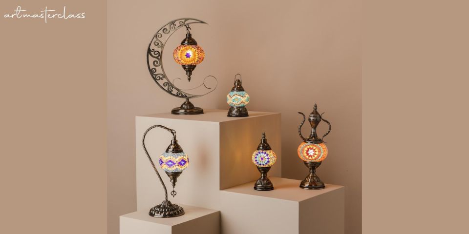 Sydney: Mosaic Art Classes - Turkish Lamp Workshop - What you actually take home: a one-of-a-kind lamp