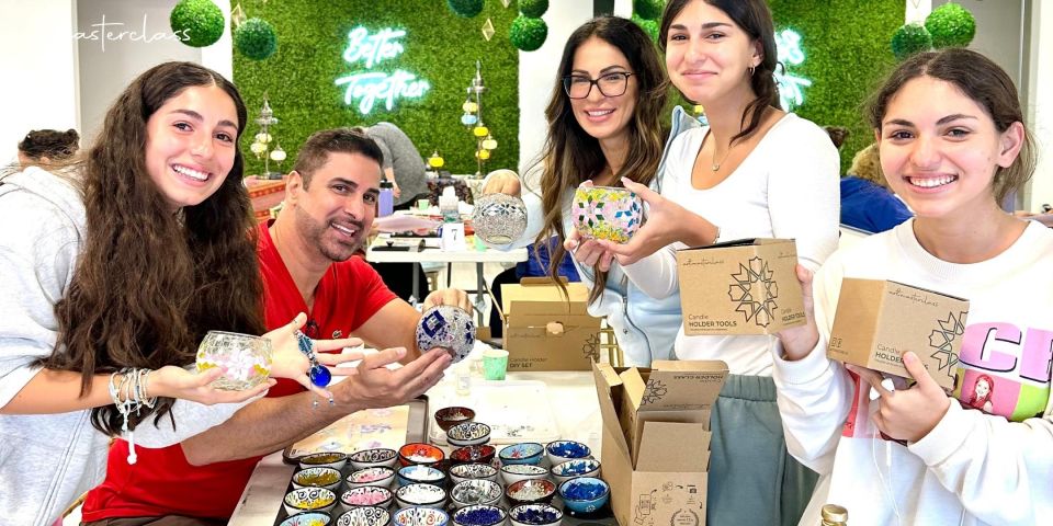 Sydney: Mosaic Art Classes - Turkish Lamp Workshop - Price and value: $63 for 150 minutes of materials and tea