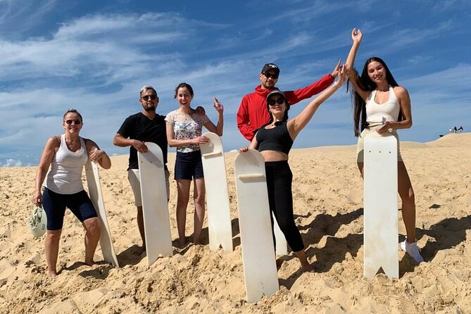 Sydney: Port Stephens Sandboarding, Dunes & Dolphin Cruise option - Two ways to experience Port Stephens: dolphins or Mount Tomaree