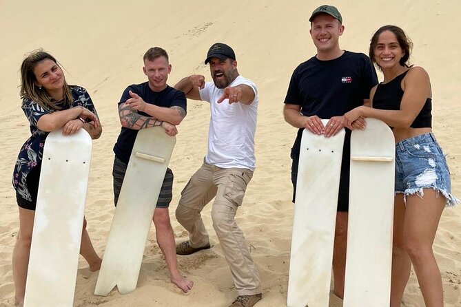 Sydney: Port Stephens Sandboarding, Dunes & Dolphin Cruise option - Dolphin cruise: resident bottlenose dolphins and marine commentary