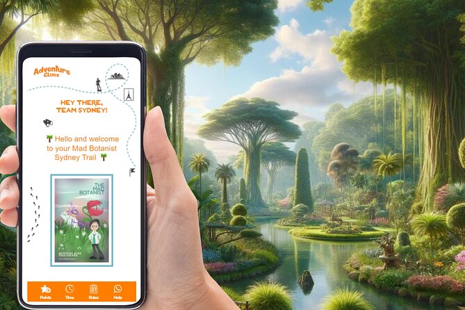 Sydney - The Mad Botanist Scavenger Hunt For Kids & Families. - What you’re buying: mobile web app, written English, and no live guide