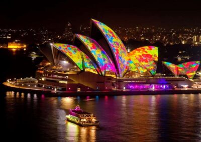 Sydney: "Vivid Sydney" Festival of Light Sightseeing Cruise - King Street Wharf to Getting Settled: What Your Boarding Moment Is Like