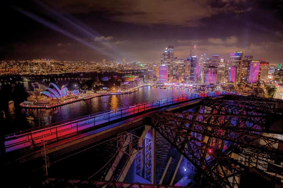 The Vivid Sydney BridgeClimb - Views you’ll want to plan for: Opera House, harbour, and all directions