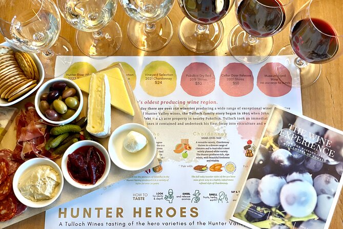 Tulloch Wines Hunter Heroes Wine Tasting with Local Cheese & Charcuterie Board - Tulloch Wines in Pokolbin: A private tasting that keeps it human